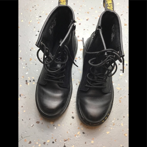 Dr. Martens Other - Dr martens black leather boots size 3